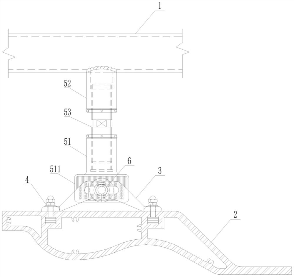 Supporting system and supporting method for double-curved-surface point type curtain wall ceramic-imitating aluminum profile panel