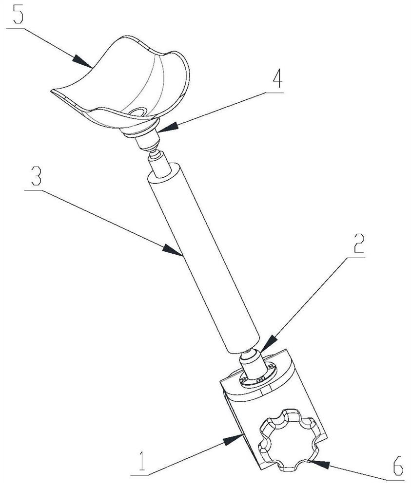 Electric control variable damping ancon