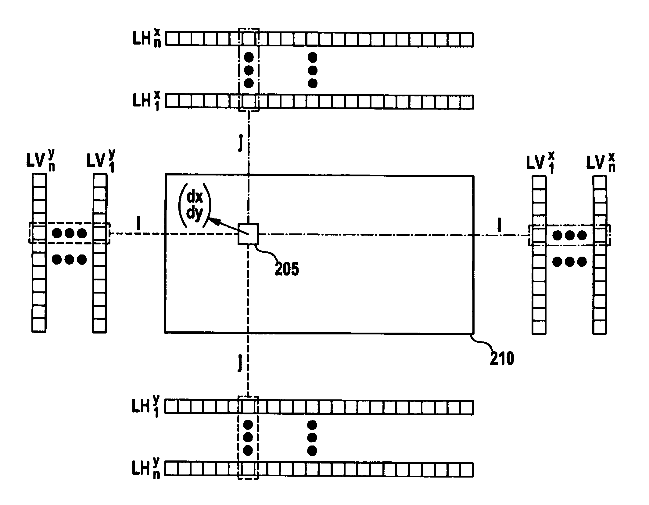 Method and device for determining values which are suitable for distortion correction of an image, and for distortion correction of an image