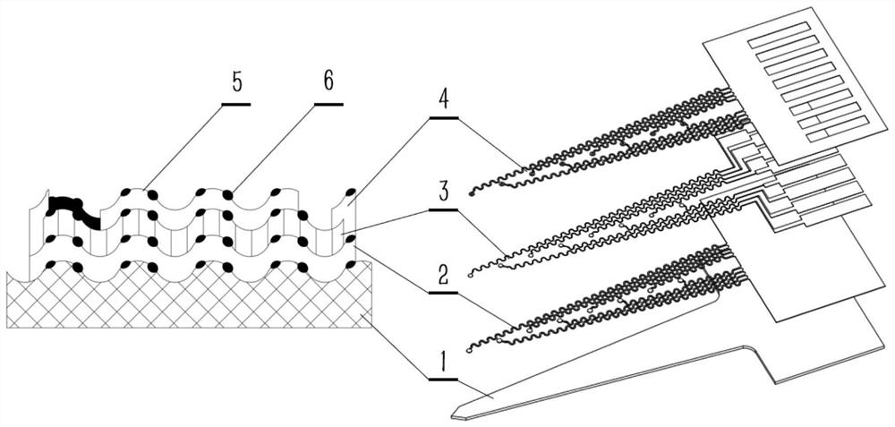 Soft nerve probe based on mixed silica gel and preparation method thereof