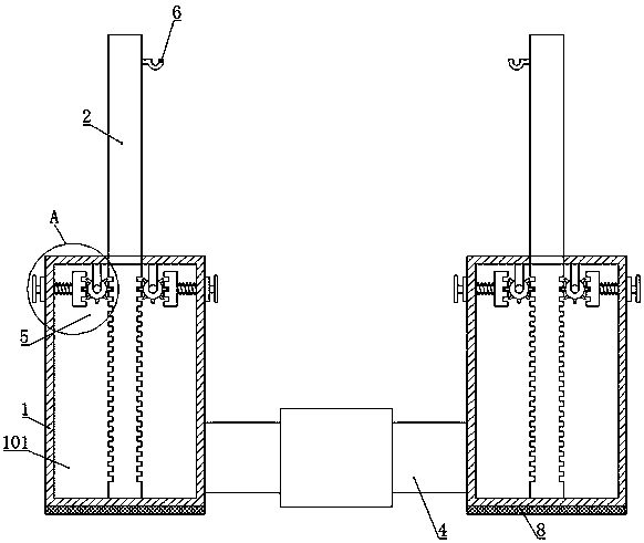 Detachable vomit processing frame