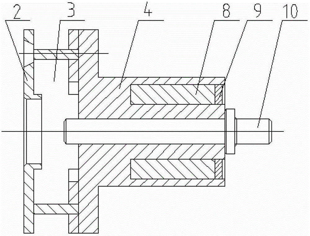 A pneumatic magnetic pump