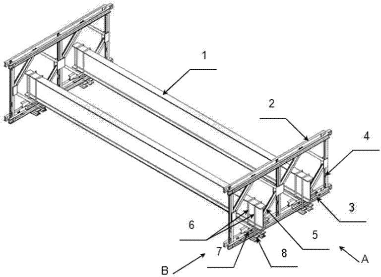 Prefabricated steel highway bridge