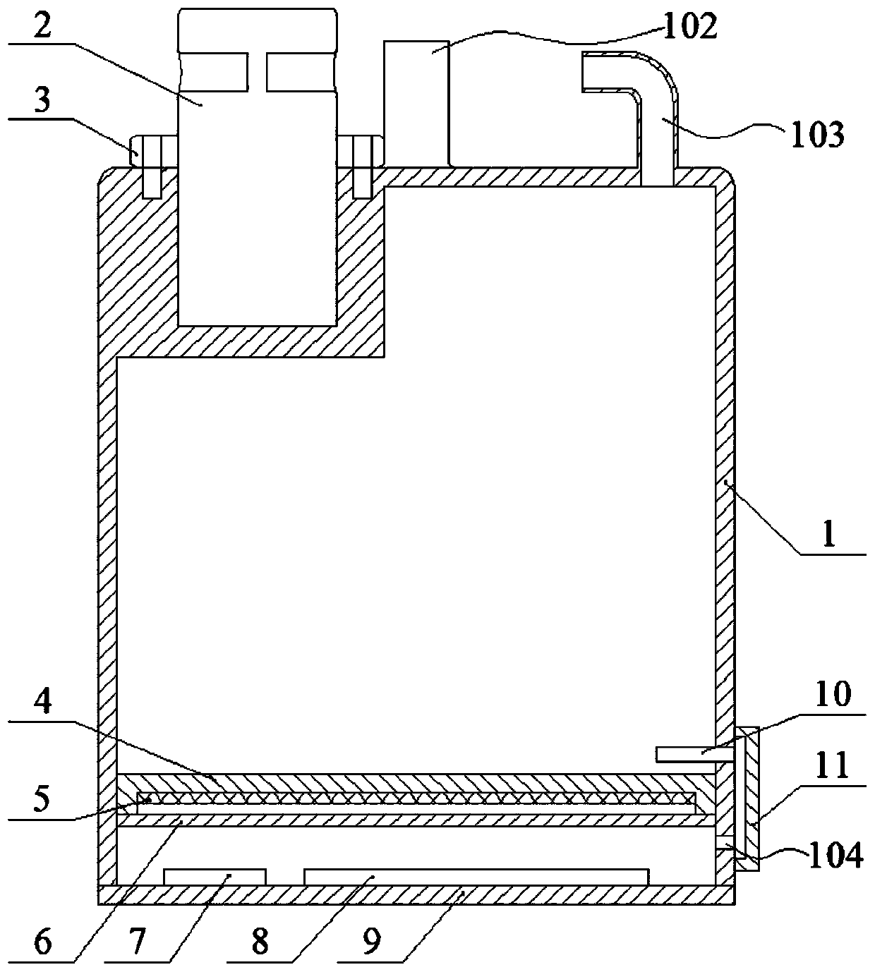 Humidification machine of breathing apparatus and control method of humidification machine