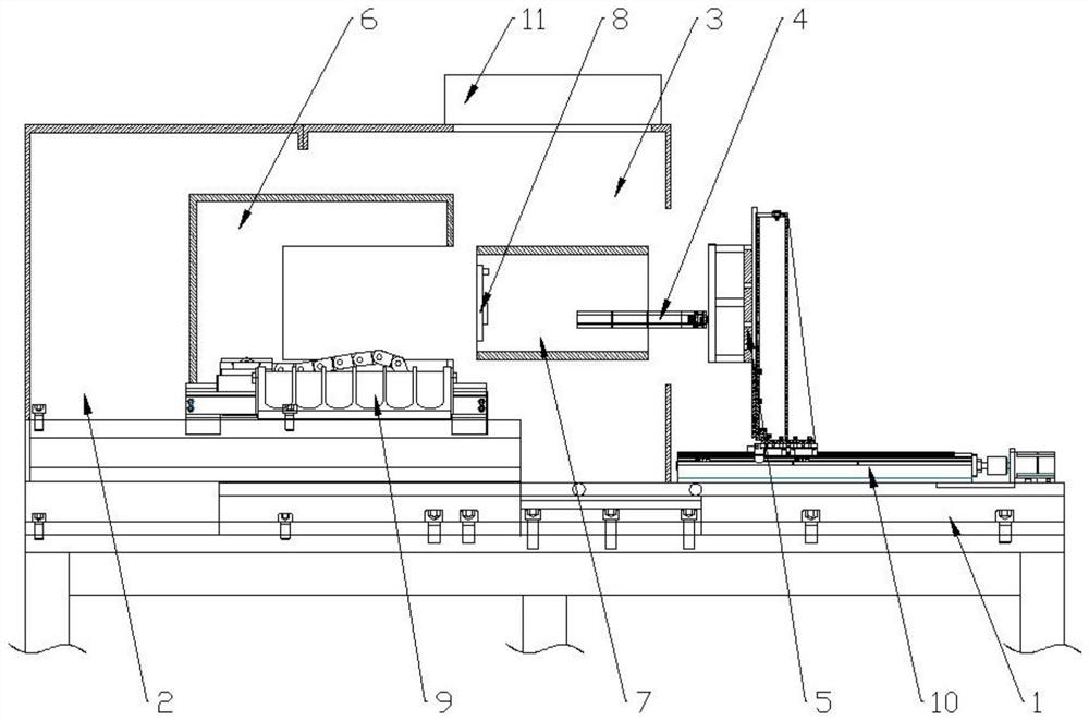 A machine for preparing soi silicon wafers by laser splitting technology