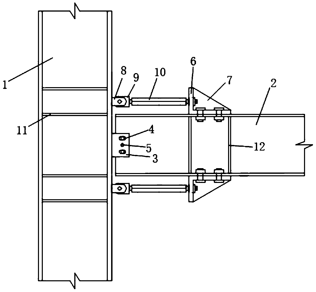 Non-damage SMA self-resetting steel frame joint