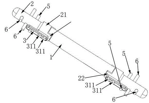 A Combined Artificial Middle-section Prosthesis of Femur