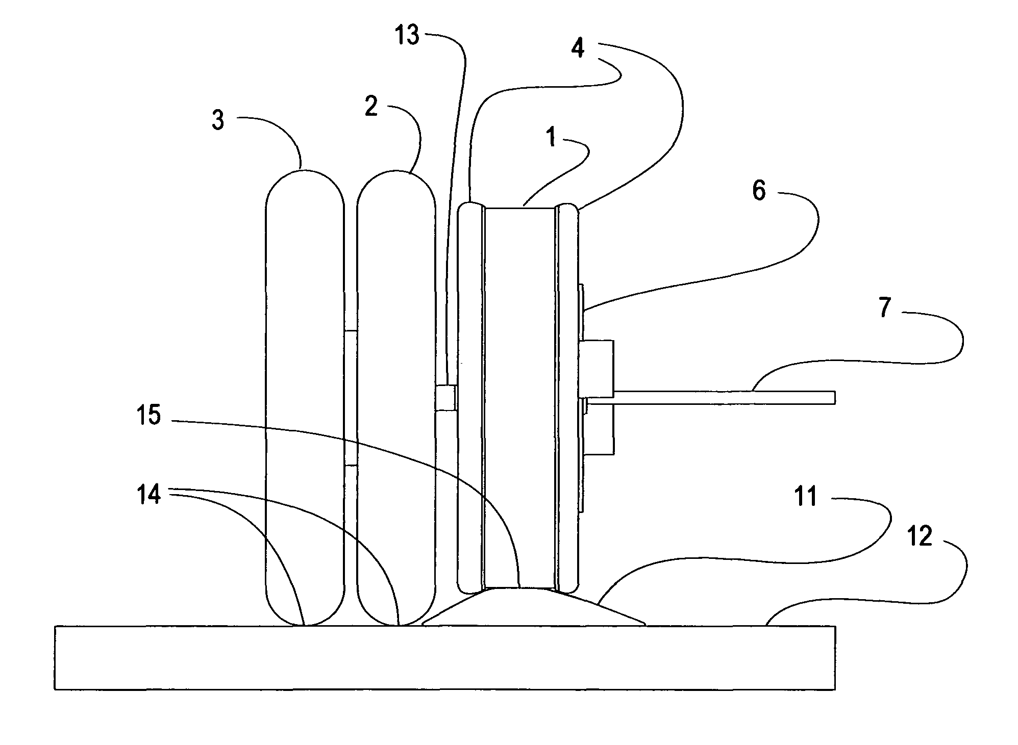 Hybrid wheel and hybrid roadway