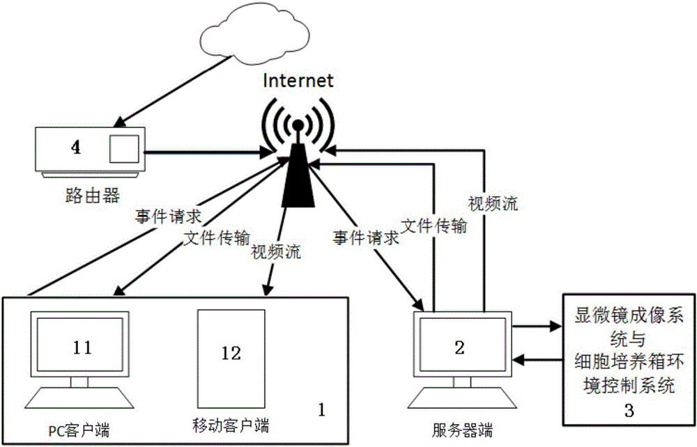 Multi-platform interaction based remote-operation bioexperiment system and control method