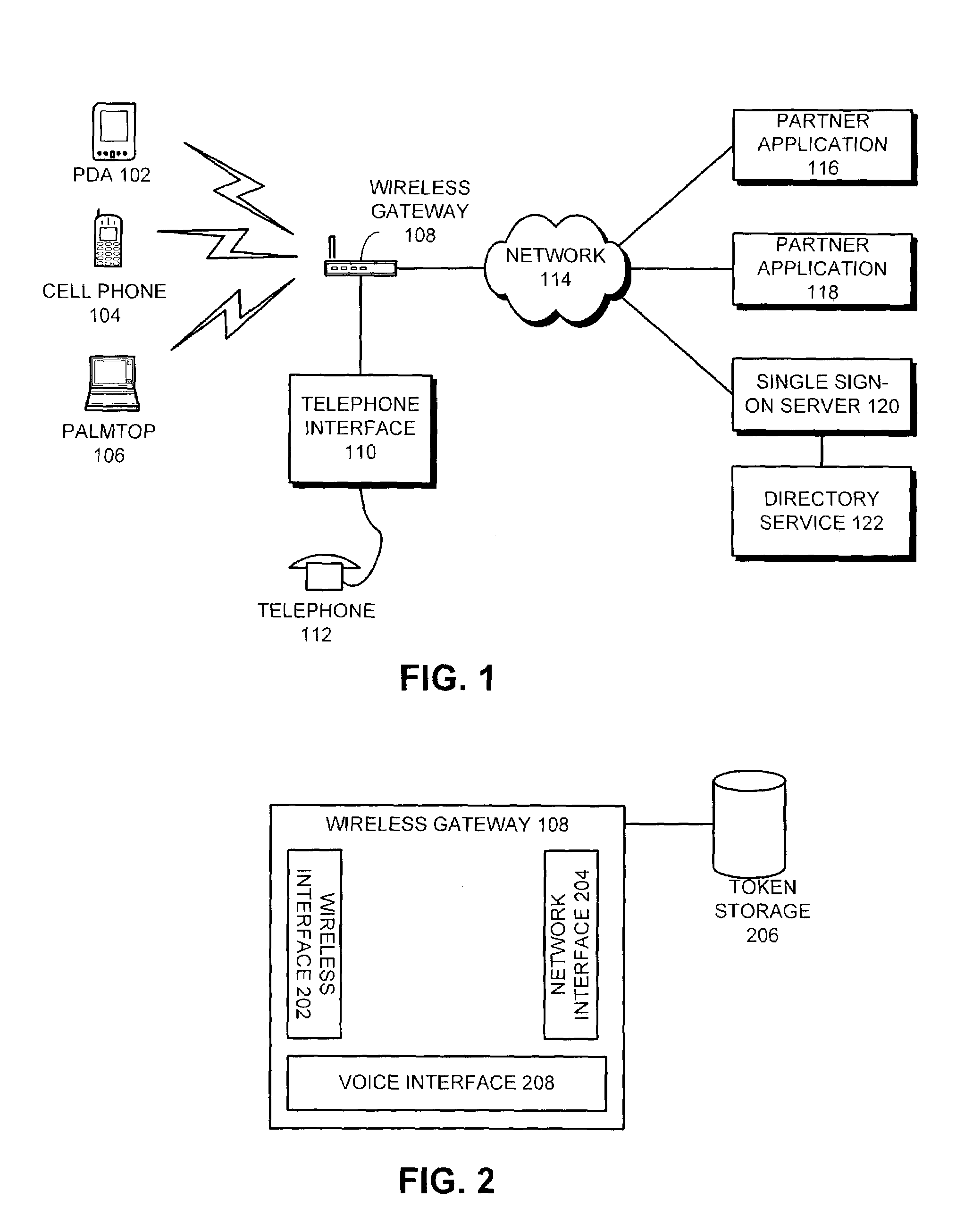 Method and apparatus for single sign-on in a wireless environment