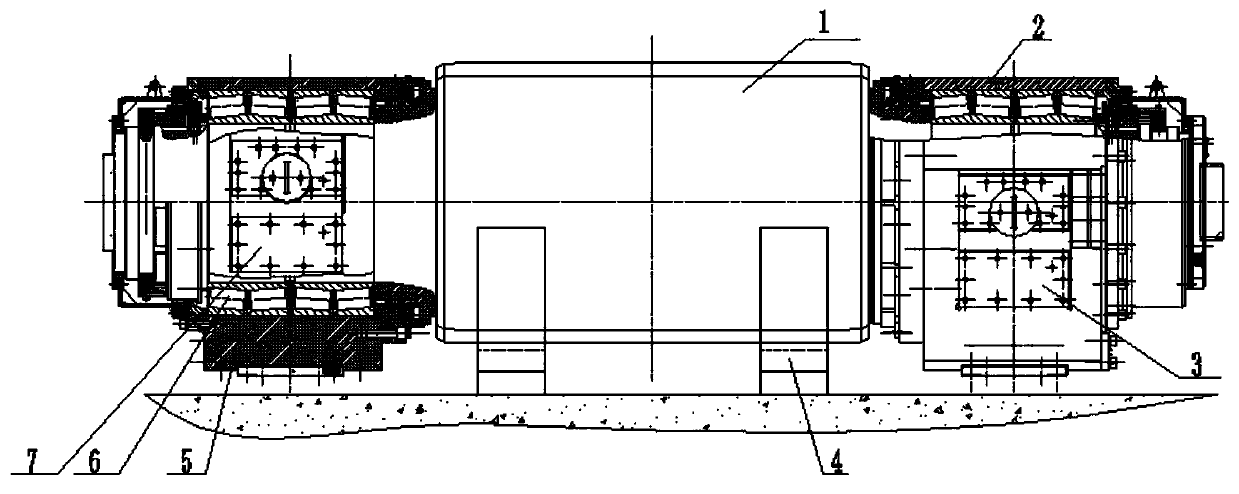 Method and device for detecting symmetry of hot strip roll chock liner