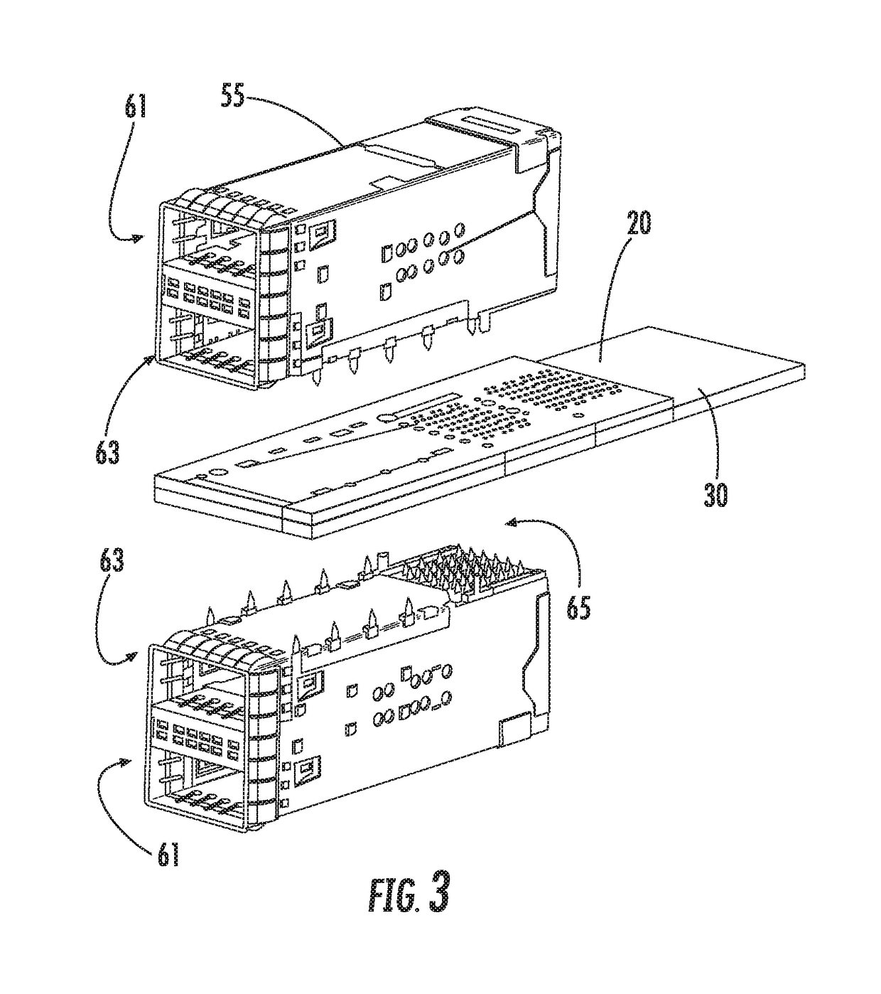 Connector system with adapter