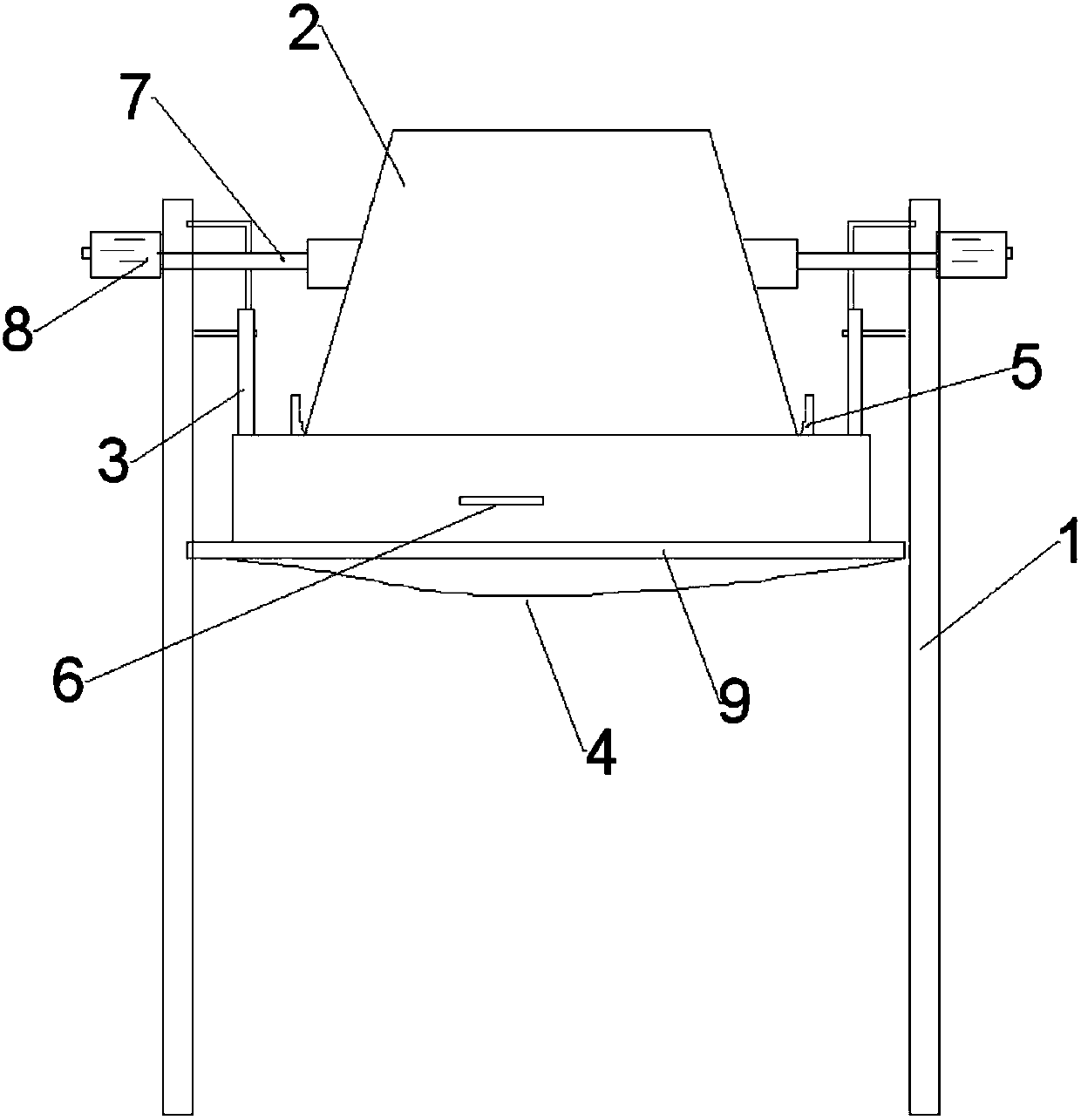 Building coating detection device