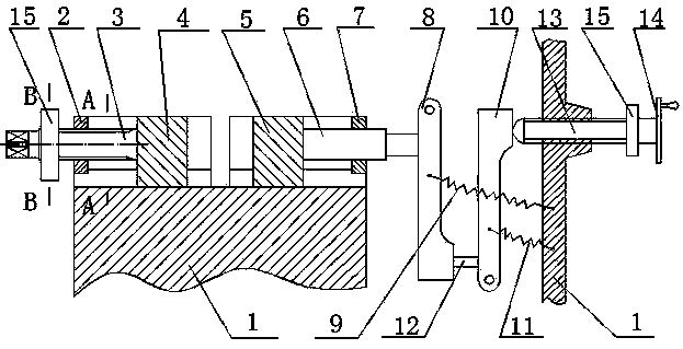 Rachet looseness prevention high-precision fine adjusting clamp