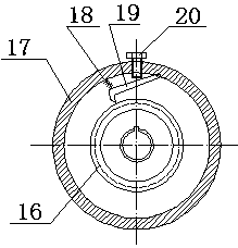 Rachet looseness prevention high-precision fine adjusting clamp