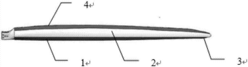 Polyurethane paint used on windward sides of wind power blade machines, and preparation method thereof