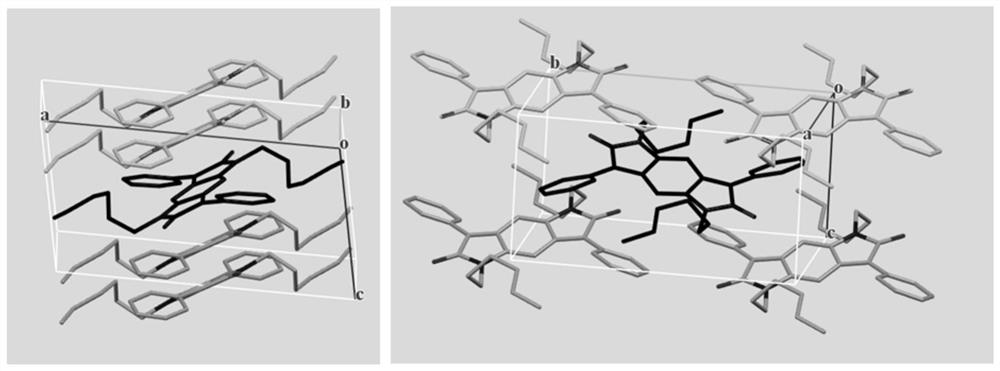 Synthesis method of intramolecular exciton splitting material with anti-aromaticity and quinonoid structure, preparation method of thin film and single crystal