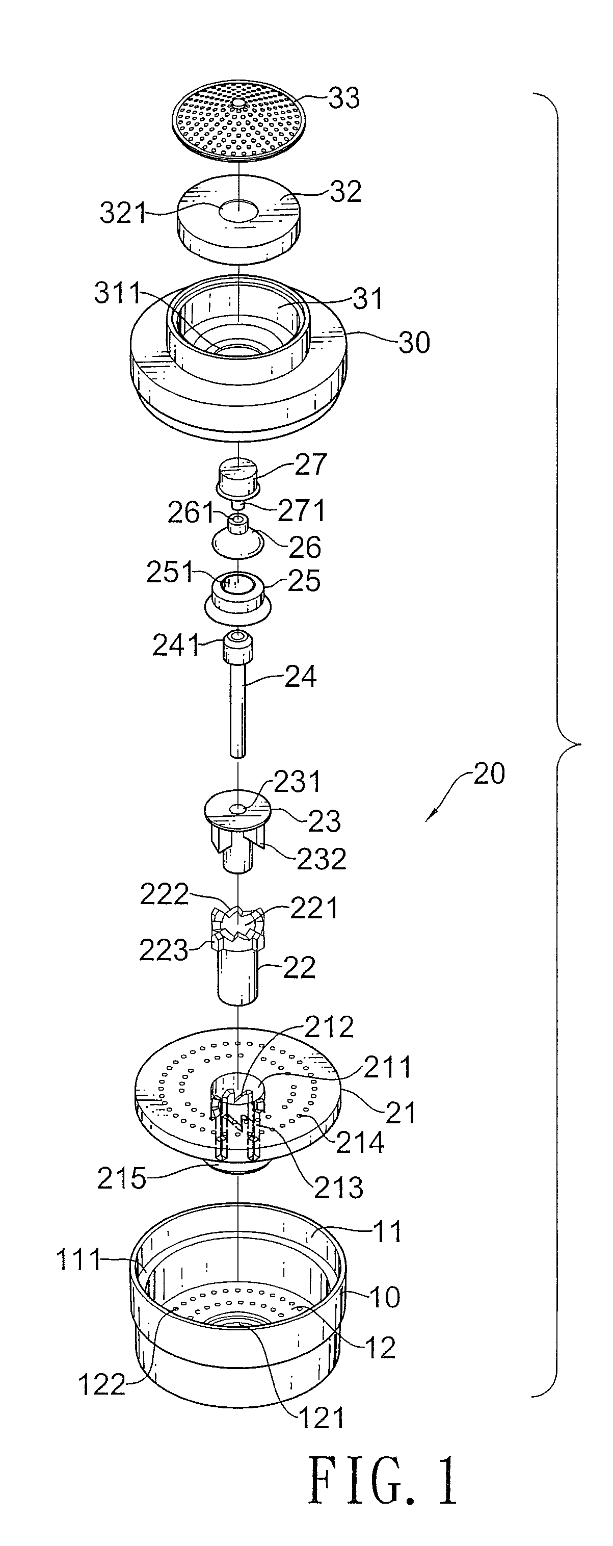 Water controlling valve