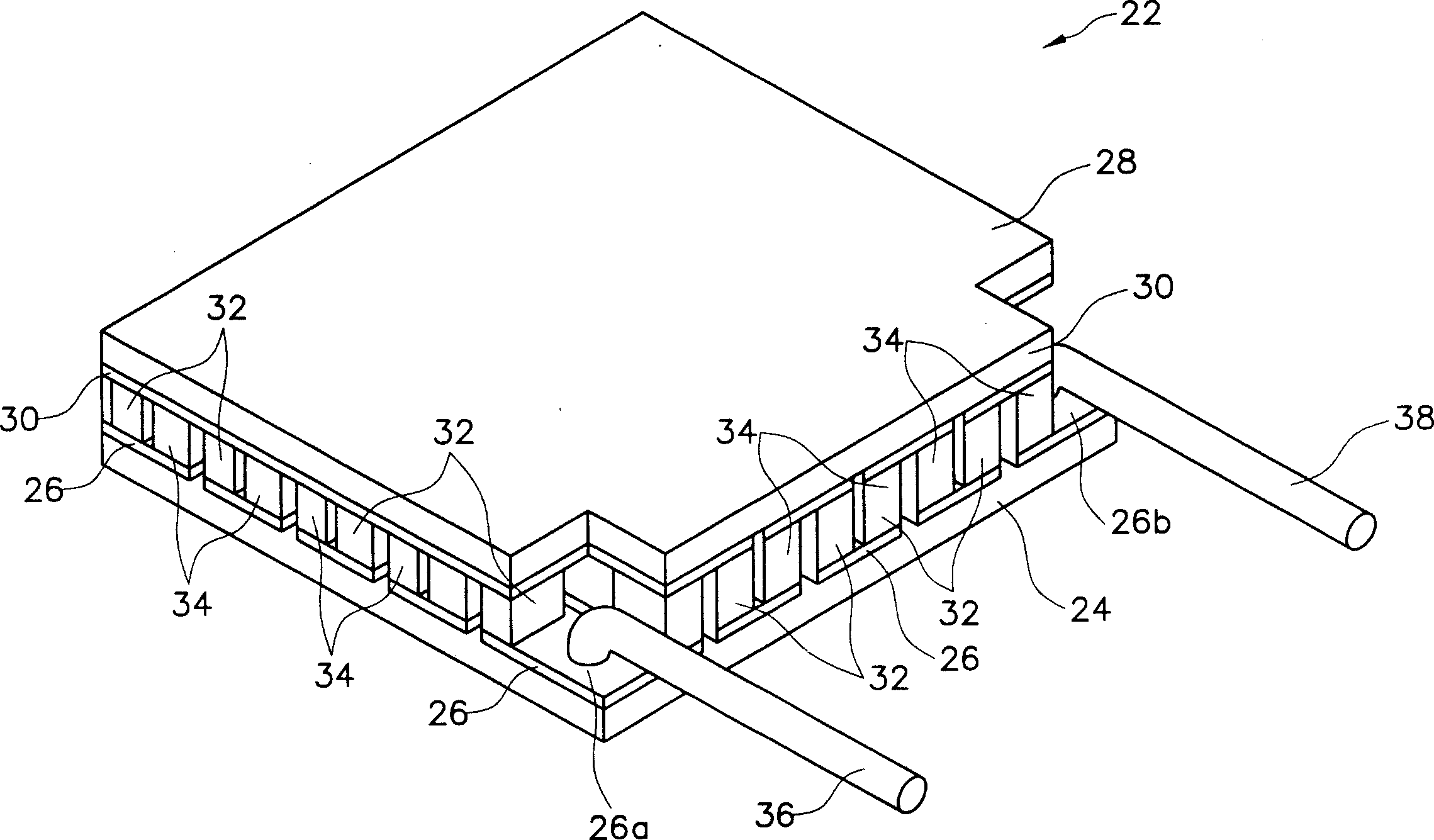 Termoelectric crystal round plate