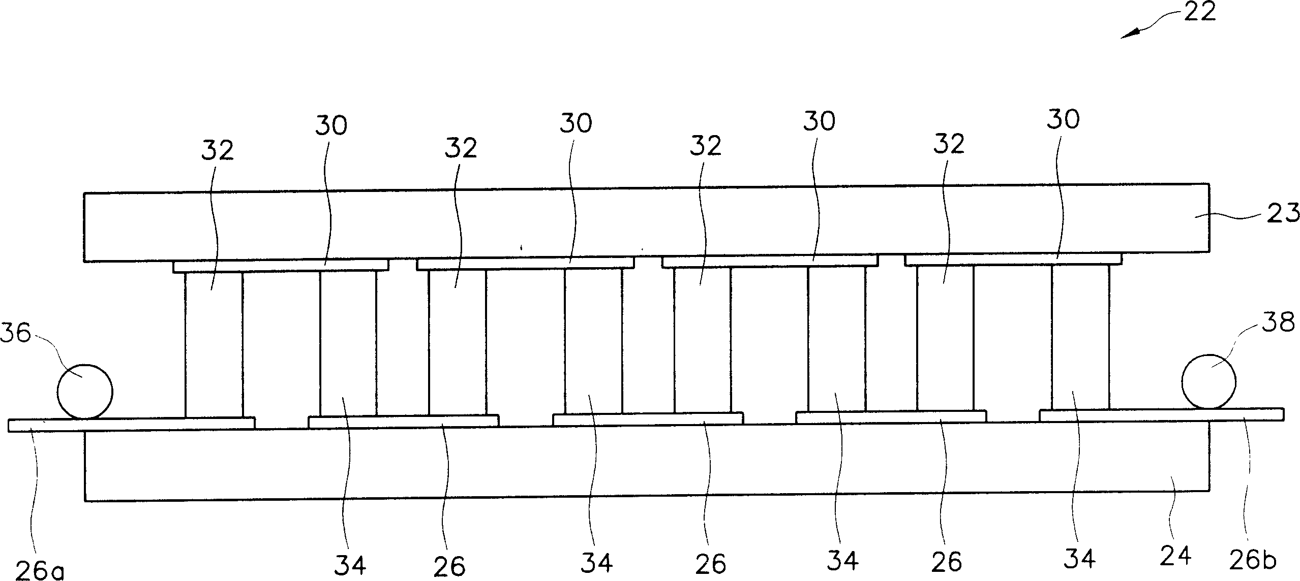 Termoelectric crystal round plate