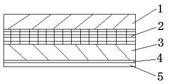 High-strength and low-stretch non-woven fabric for car seats and its manufacturing method