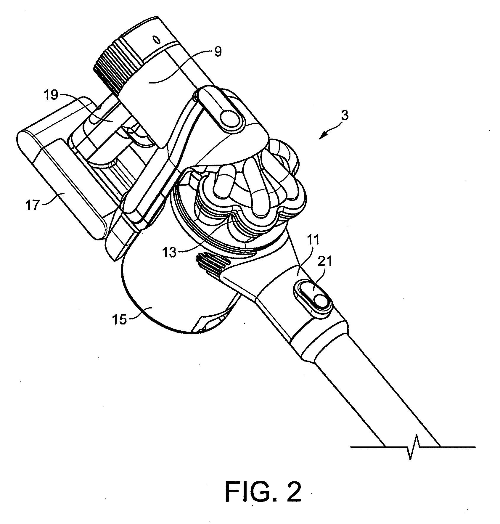 Vacuum cleaner arrangement