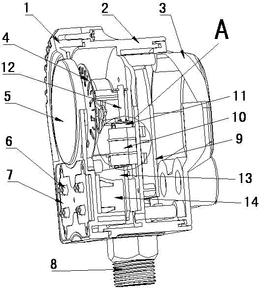 Water pump pressure switch