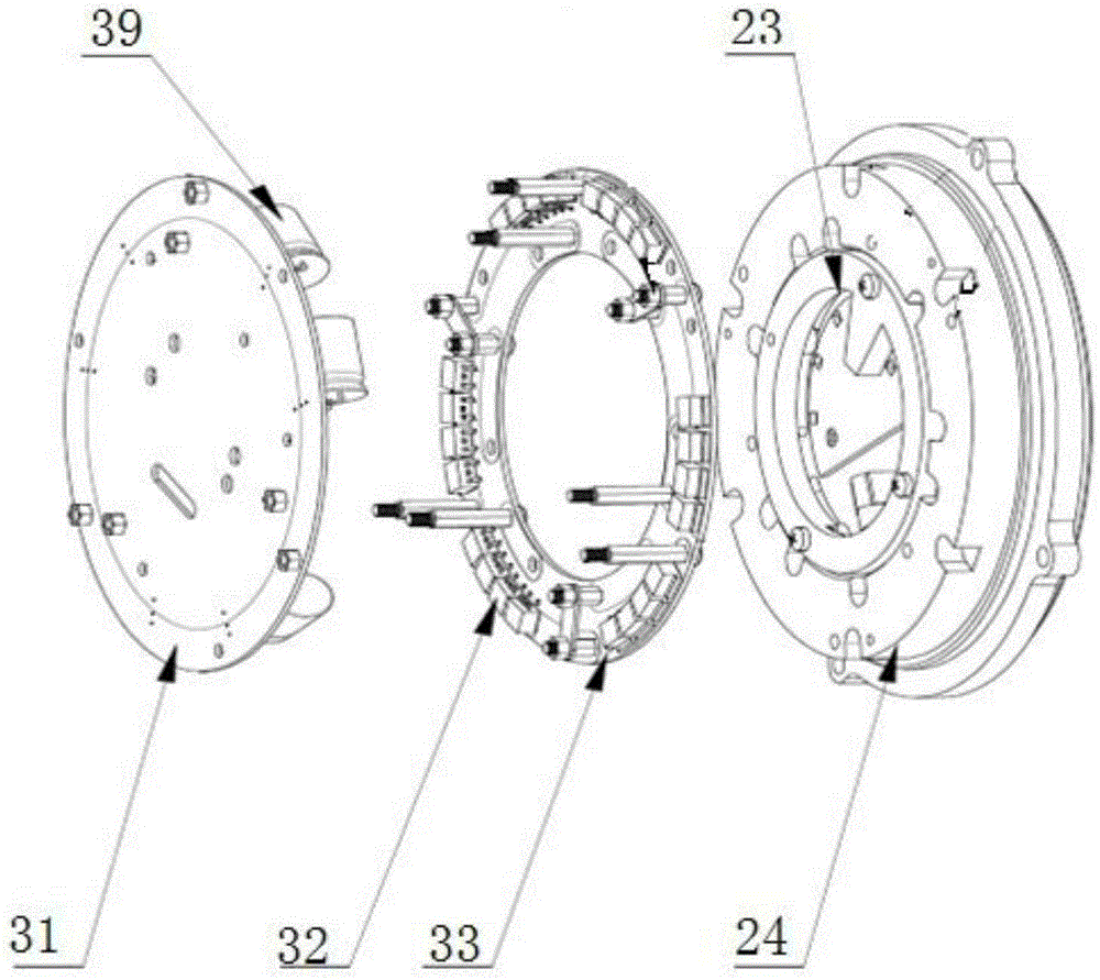 Heat dissipation mechanism of motor with built-in control system