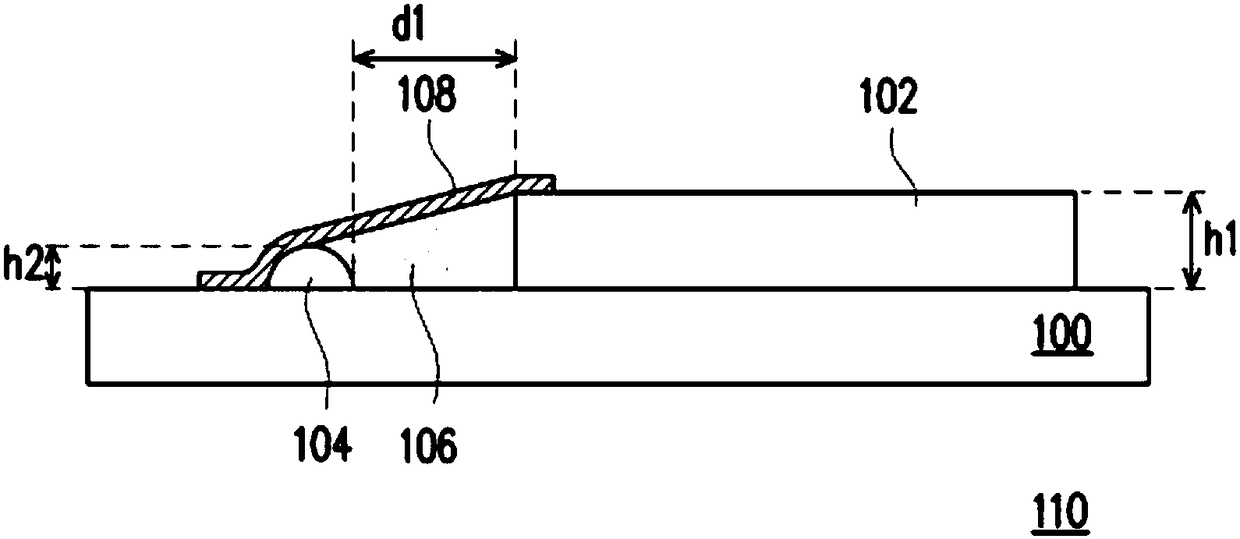 Pattern structure for electronic component and manufacturing method of pattern structure