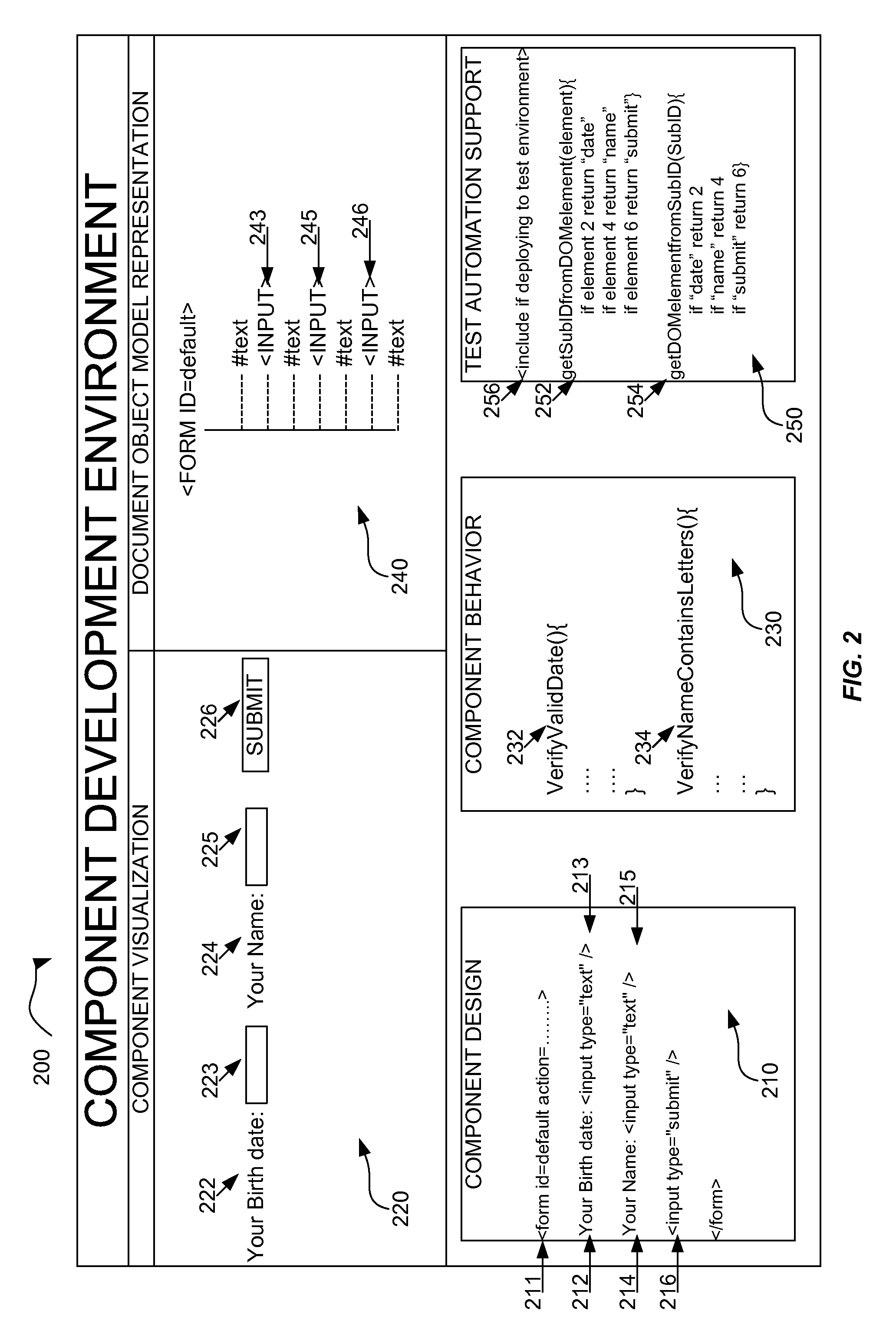 Automated test tool interface