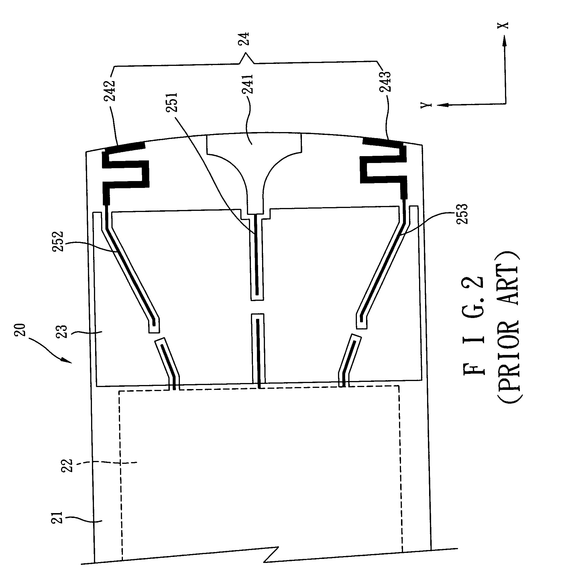 Printed antenna and a wireless network device having the antenna