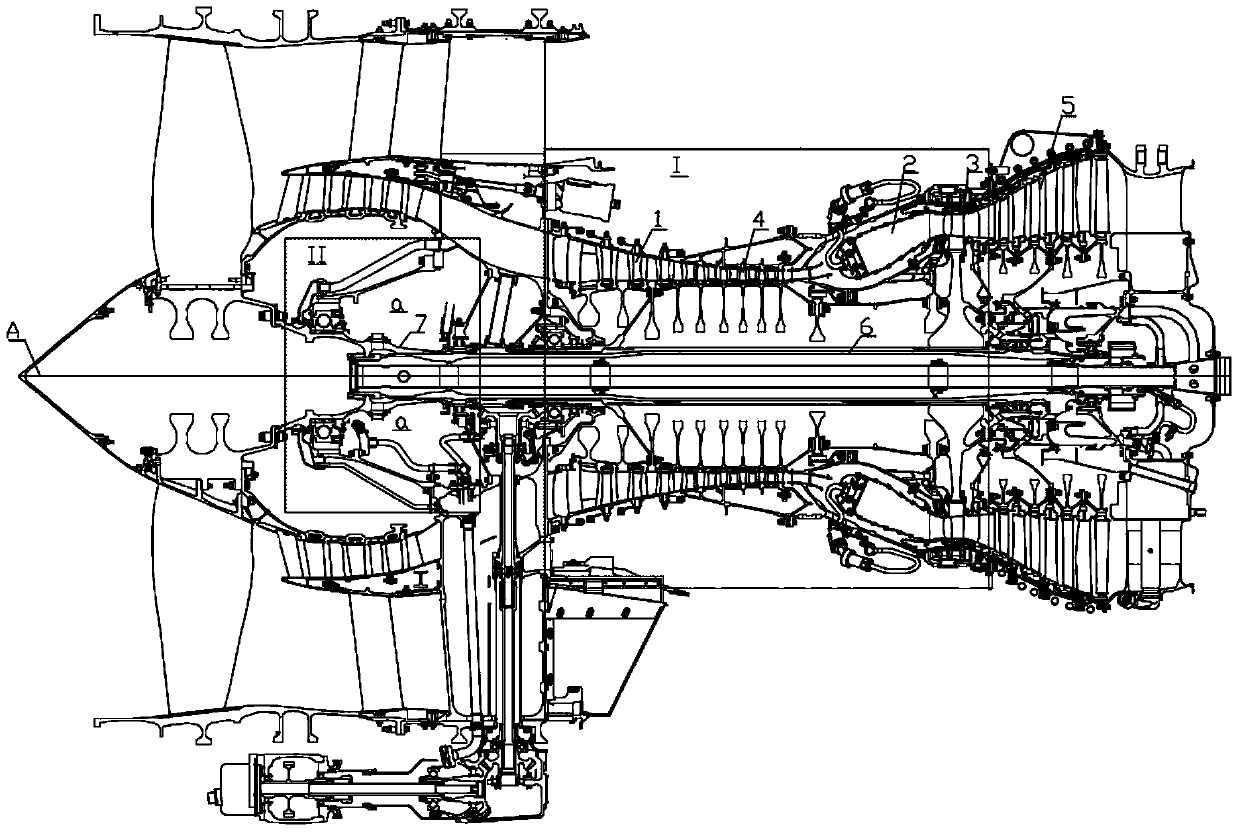 Oil and gas separation device and gas turbine engine