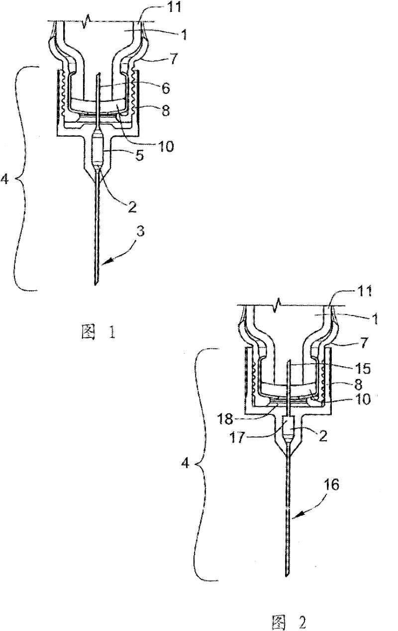 Medicated module with premix medicament