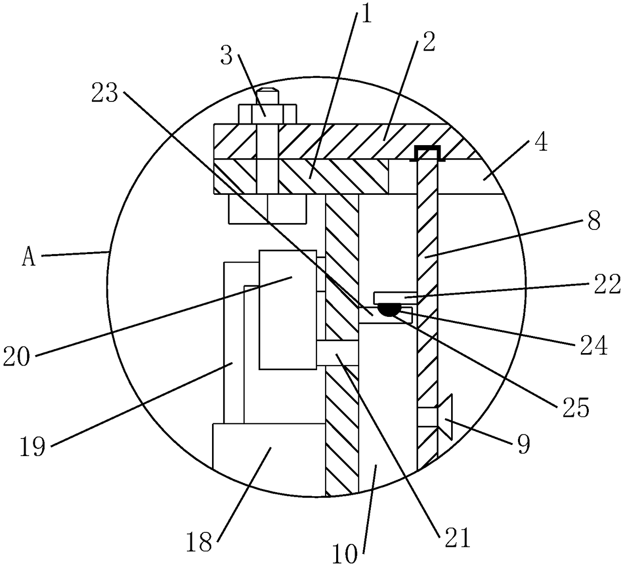 Paintbrush cleaning device for art design