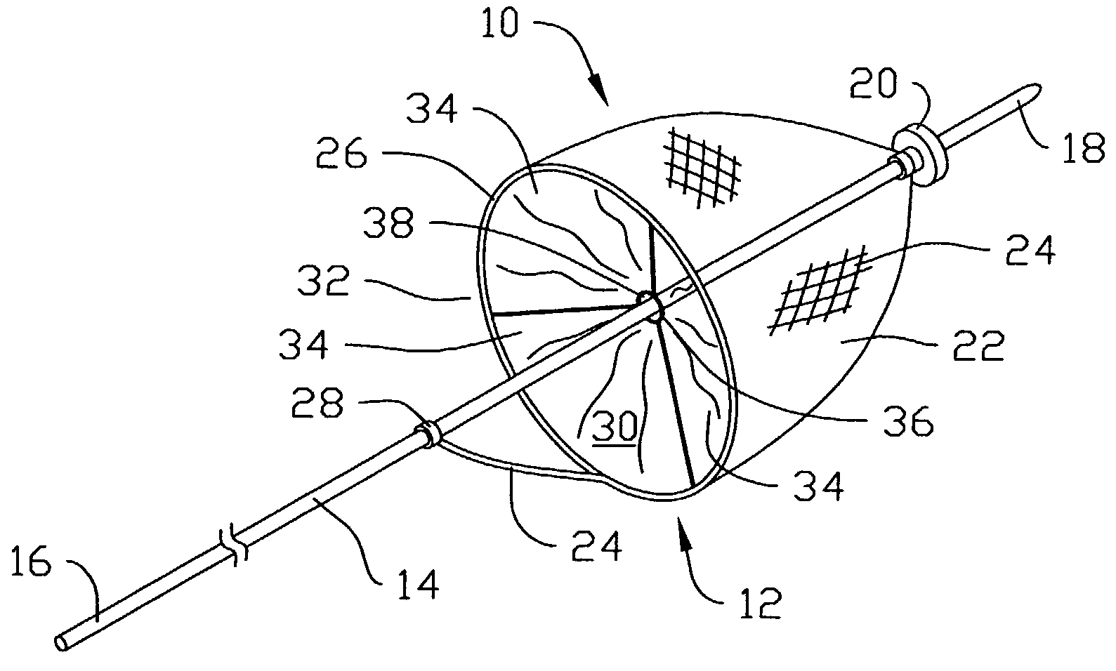 Valved embolic protection filter