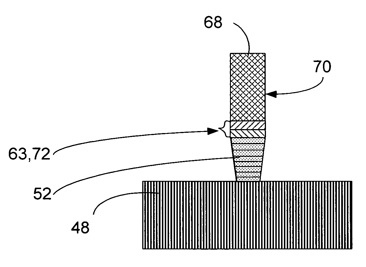 Protective layer for CMP assisted lift-off process and method of fabrication