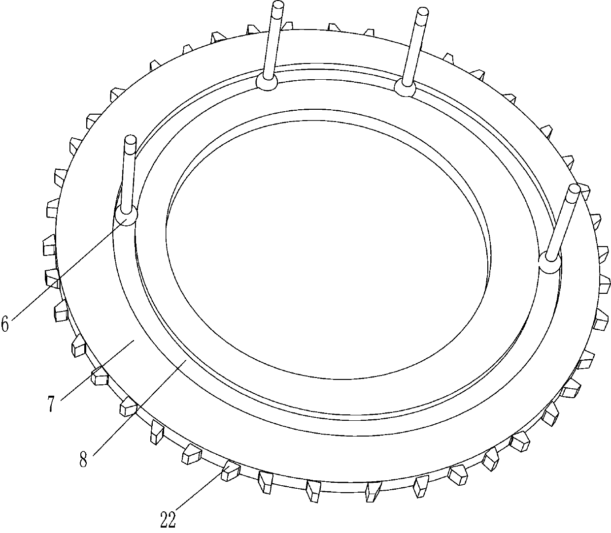 Paint powder mixing device