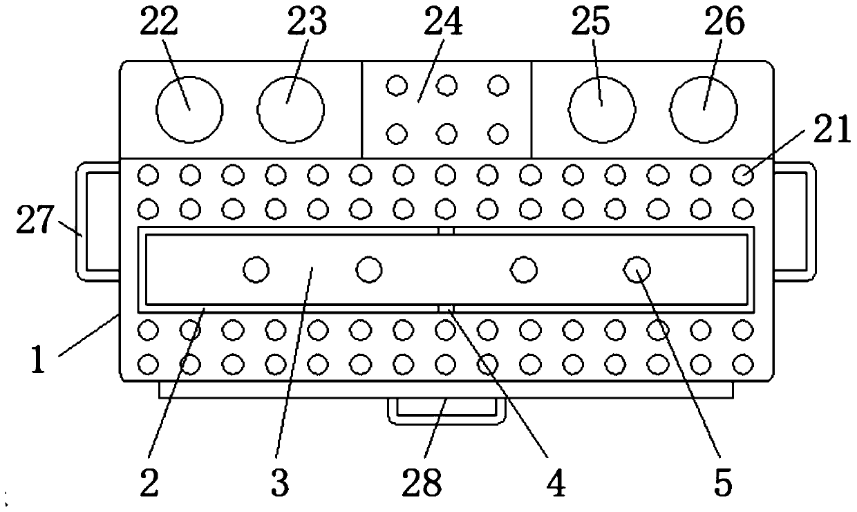 Convenient automatic shaking multifunctional blood sampling test tube rack