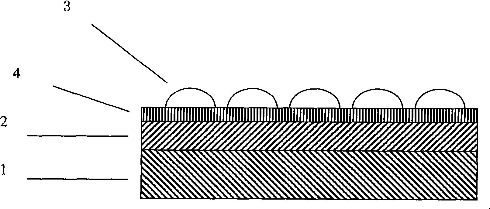 Antireflection film used in all-angle and wide wavelength range and preparation method thereof