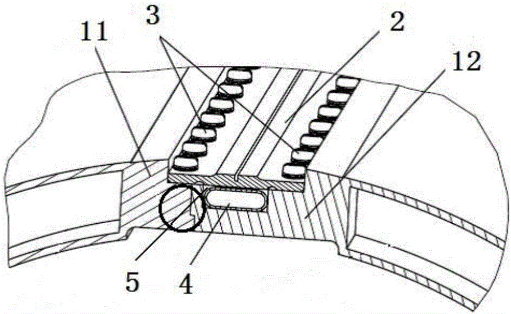 Linear fire work separation device