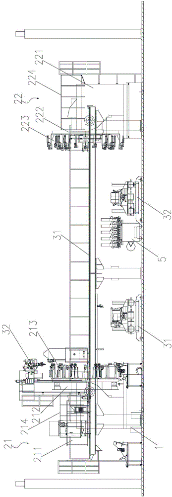 Radiation section end plate automatic welding work station