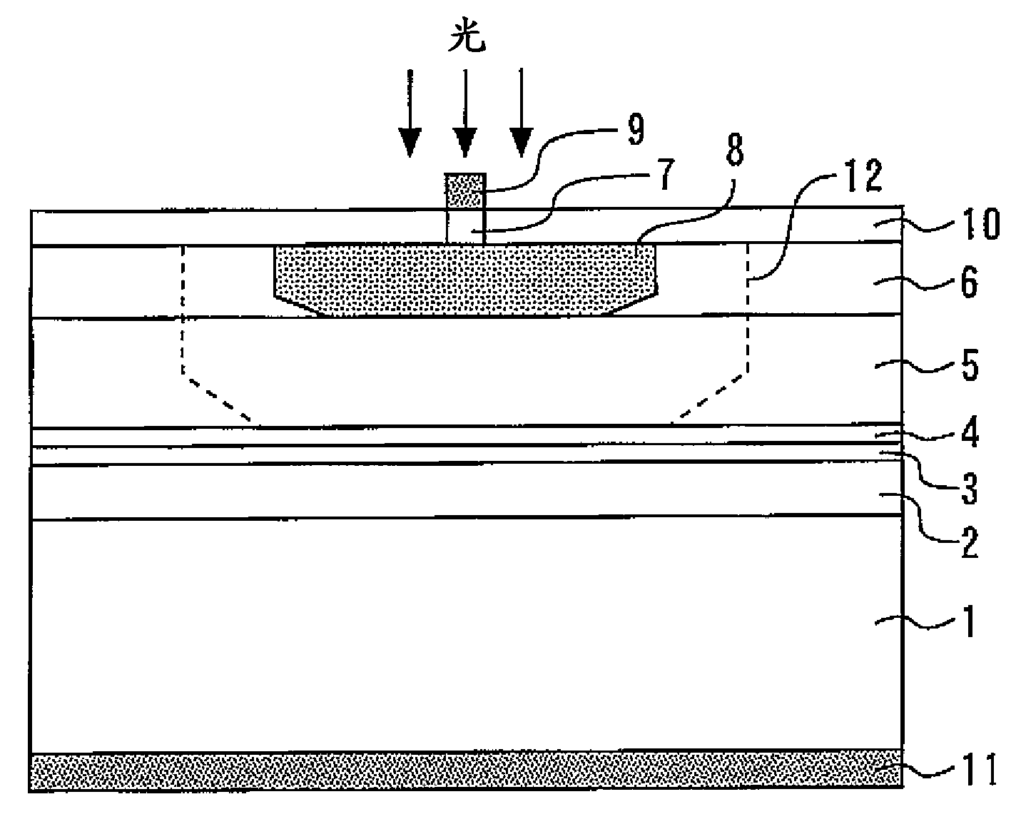 Avalanche photodiode and avalanche photodiode array