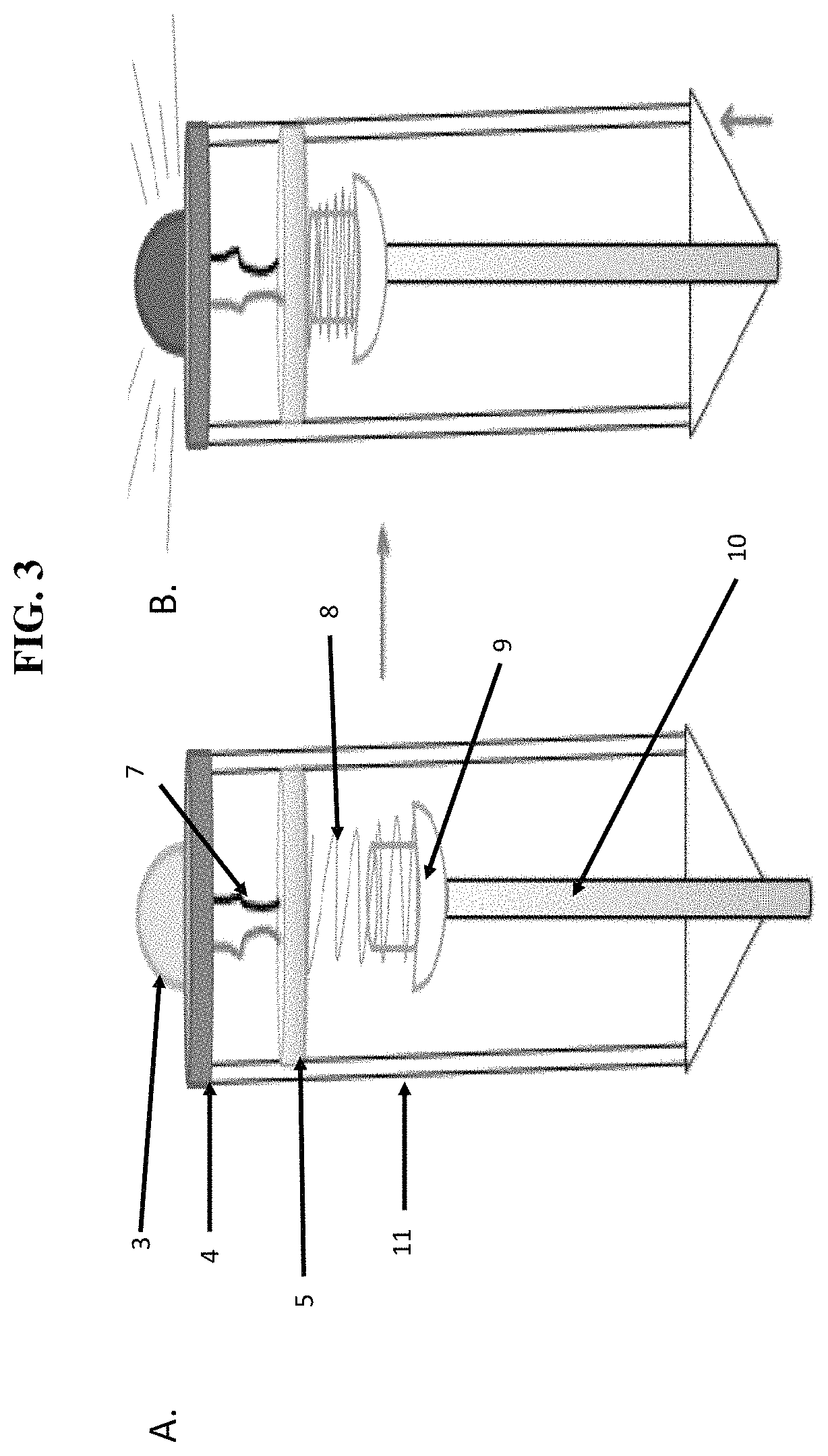 Device for the mechanical detection of underlying tissues