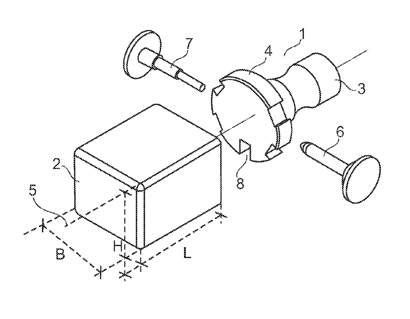 Blank with encoding and method of manufacturing a molded dental component