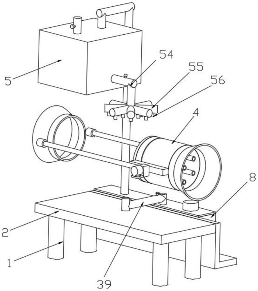 A cooling device for seamless steel pipe processing and its use method