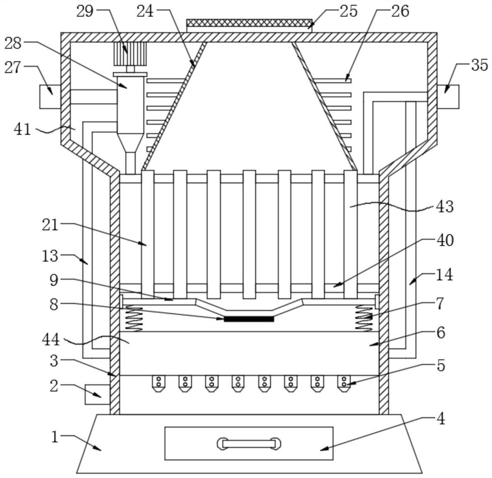 High-efficiency heat exchanger capable of realizing flue gas waste heat recovery