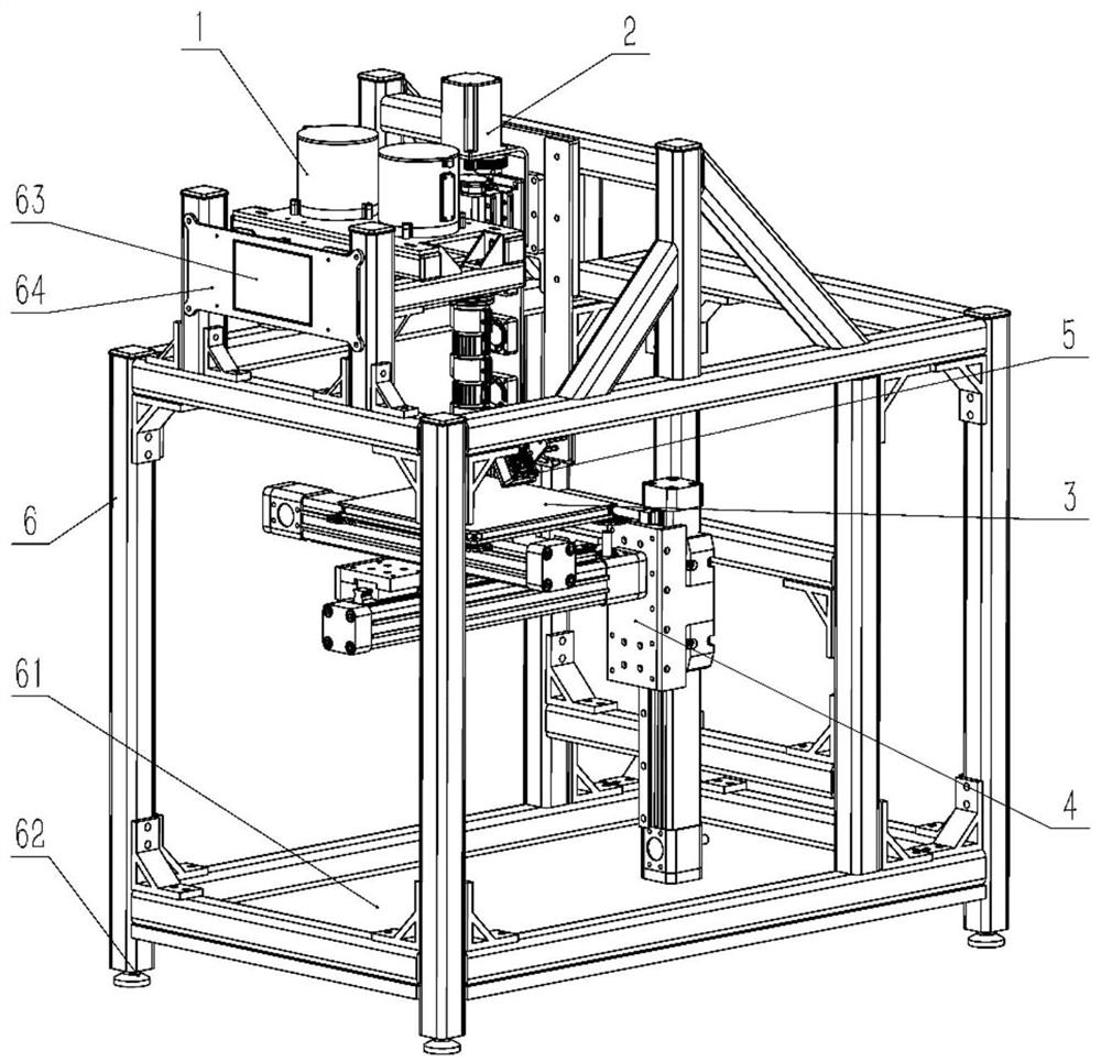 Melt extrusion device, 3D printer, 3D printer control method and application