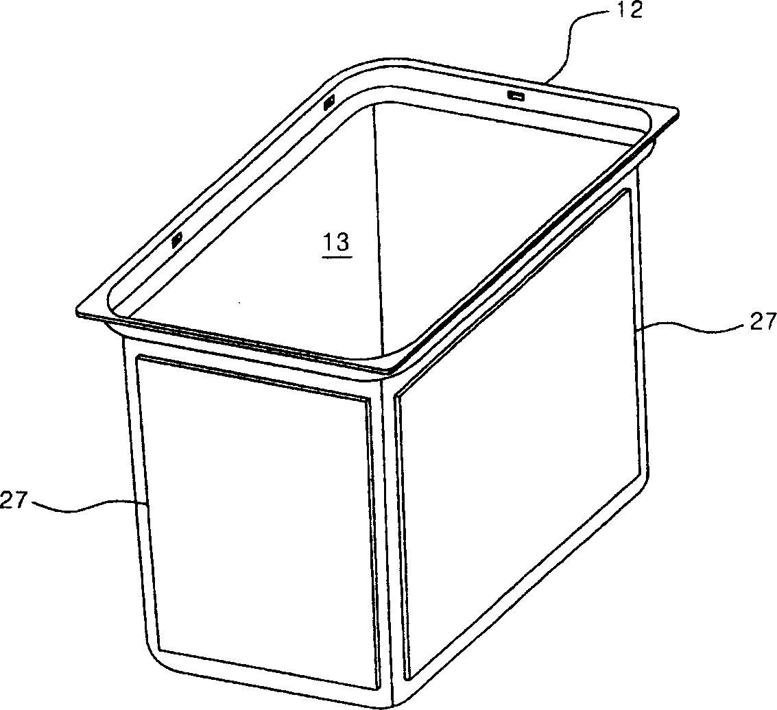 Thermal-insulating layer exhausting structure for refrigerator