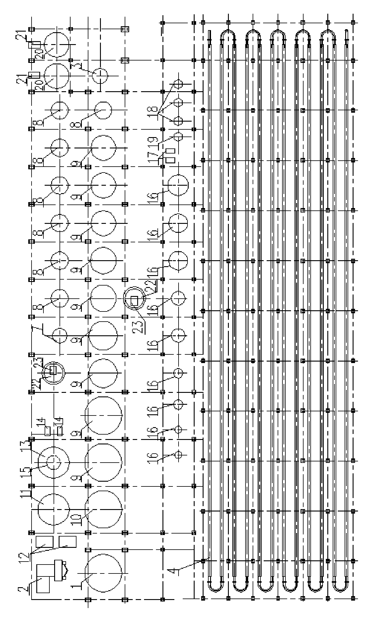 Dissolving-out process for large-sized pipeline remaining tank of diasporite bauxite ore