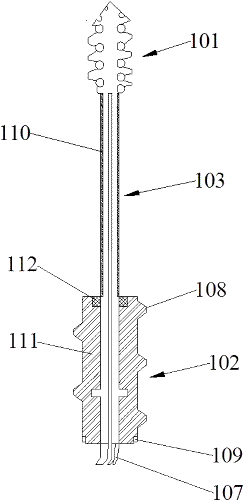 Dual-electrode combined member and stimulation system